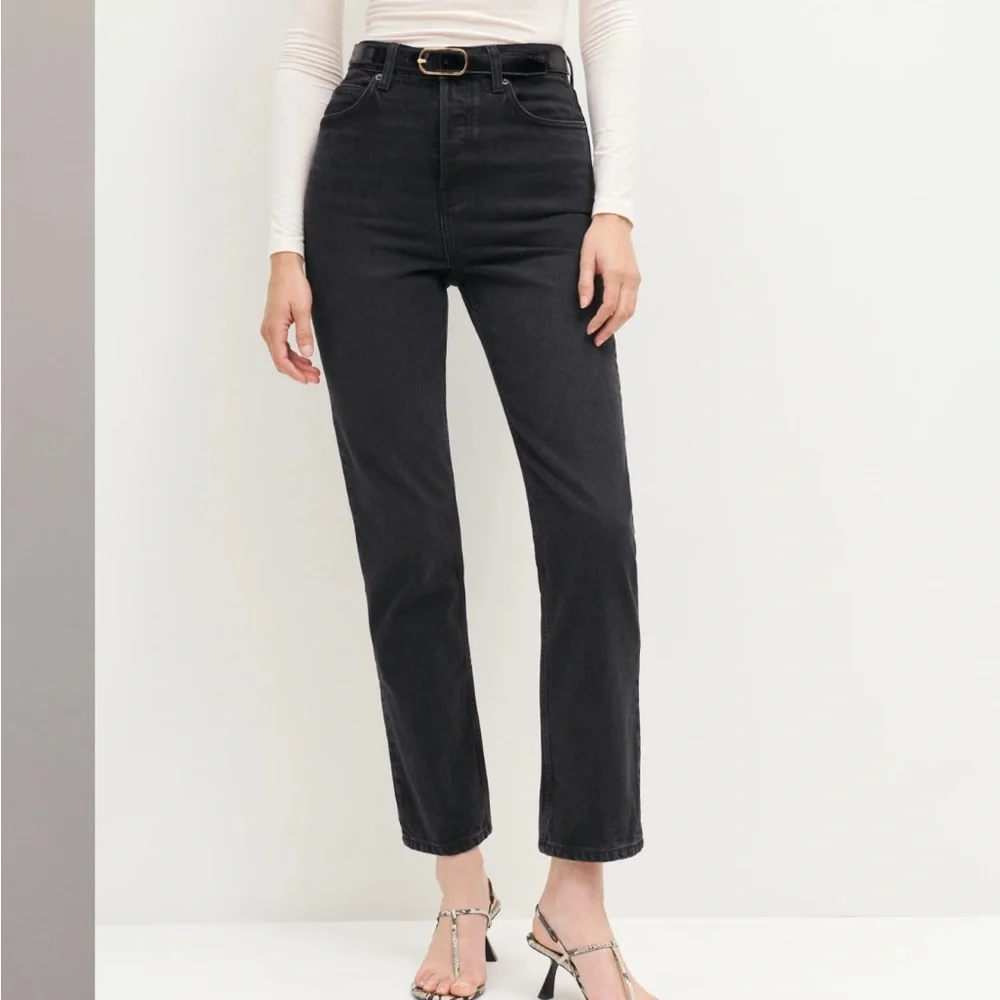 Reformation Cynthia High Rise Straight - Picture 3 of 7